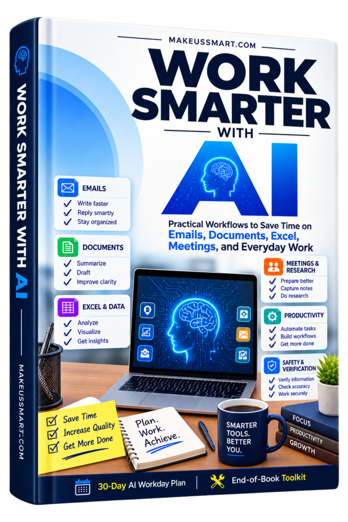 Work Smarter With AI book cover
